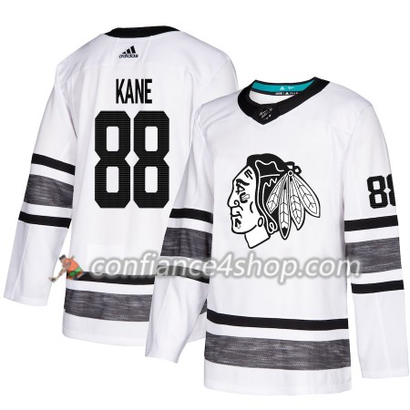 Adidas Maillot de Hockey Chicago Blackhawks Patrick Kane 88 2019 All-Star Blanc Authentic - Homme